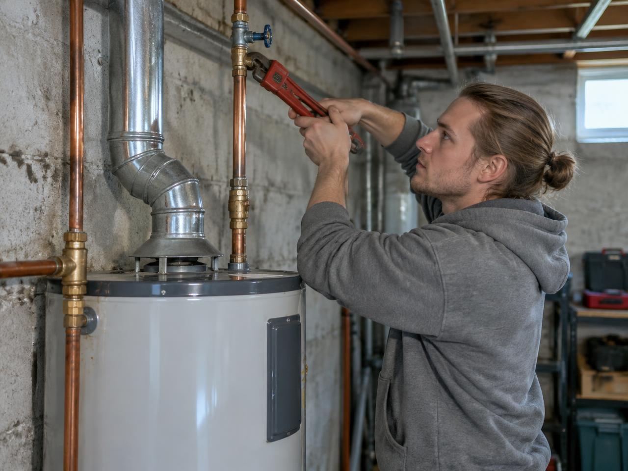 Failed water heater removed for same-day replacement in Syracuse, NY