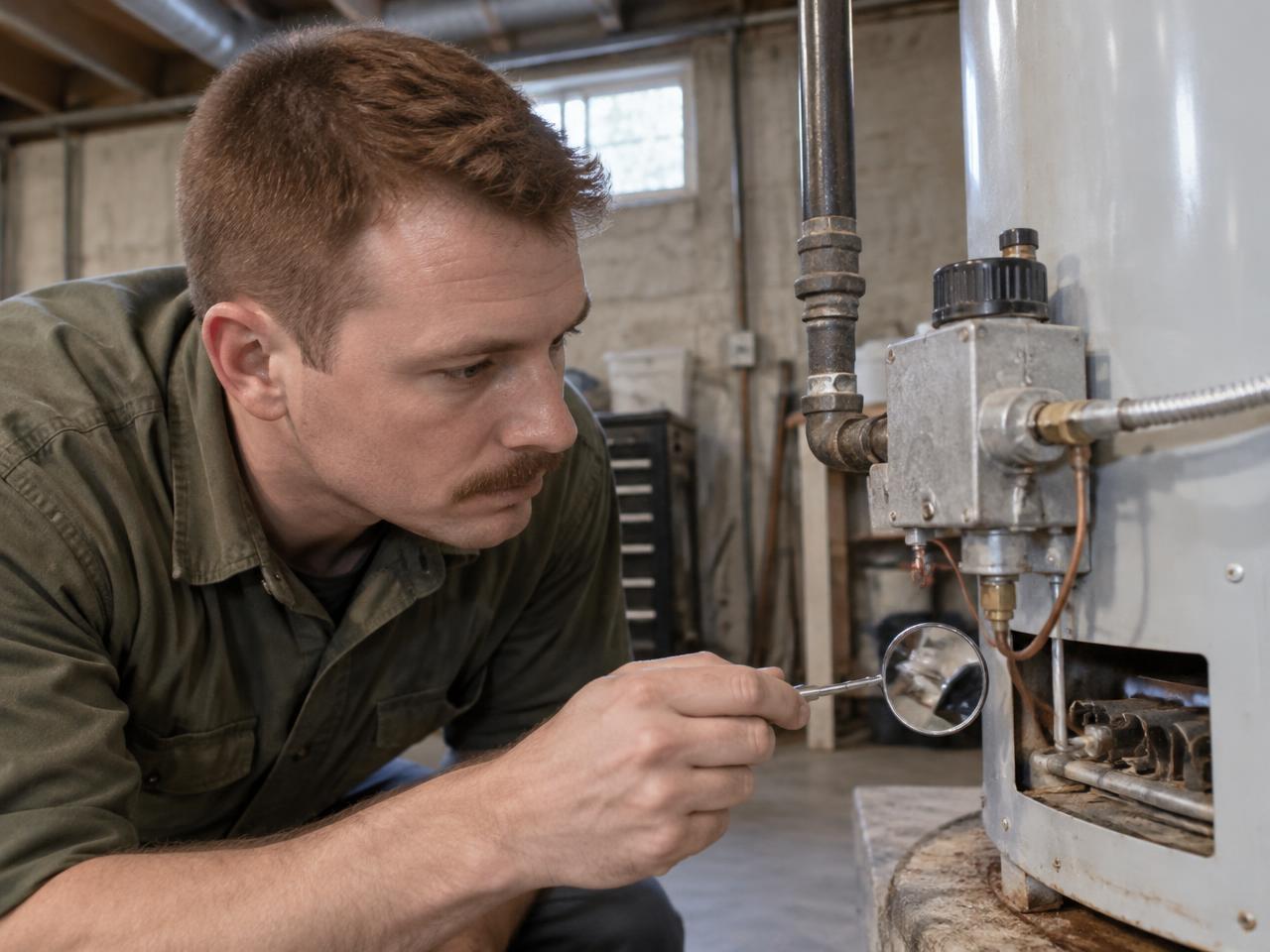 Removing a burned-out heating element from an electric water heater