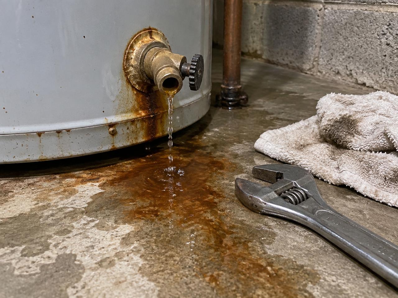 Relighting the pilot on a gas water heater after a repair